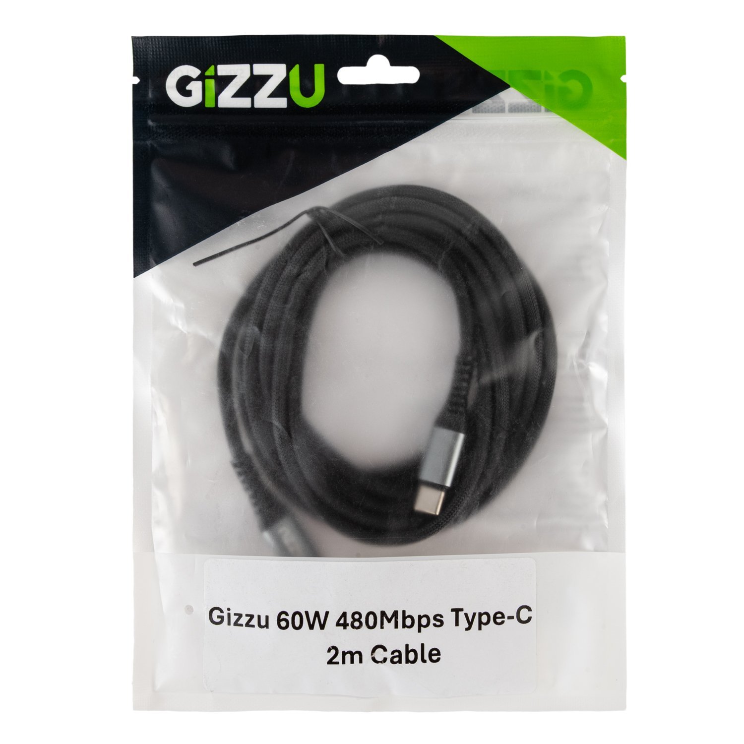 GIZZU 60W 480Mbps Type-C 2m Cable - Image 4