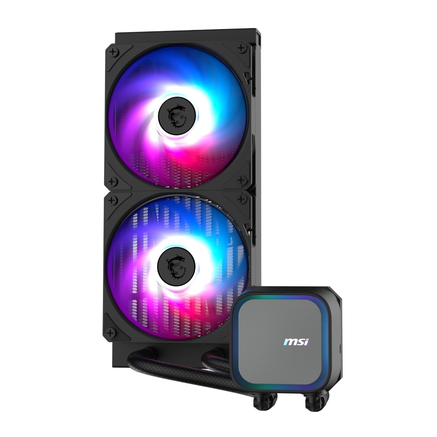 MSI MAG Coreliquid A13 240 AIO Liquid CPU Cooler - Black - Image 2