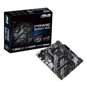 Asus PRIME B550M-K ARGB AM4 M-ATX Motherboard