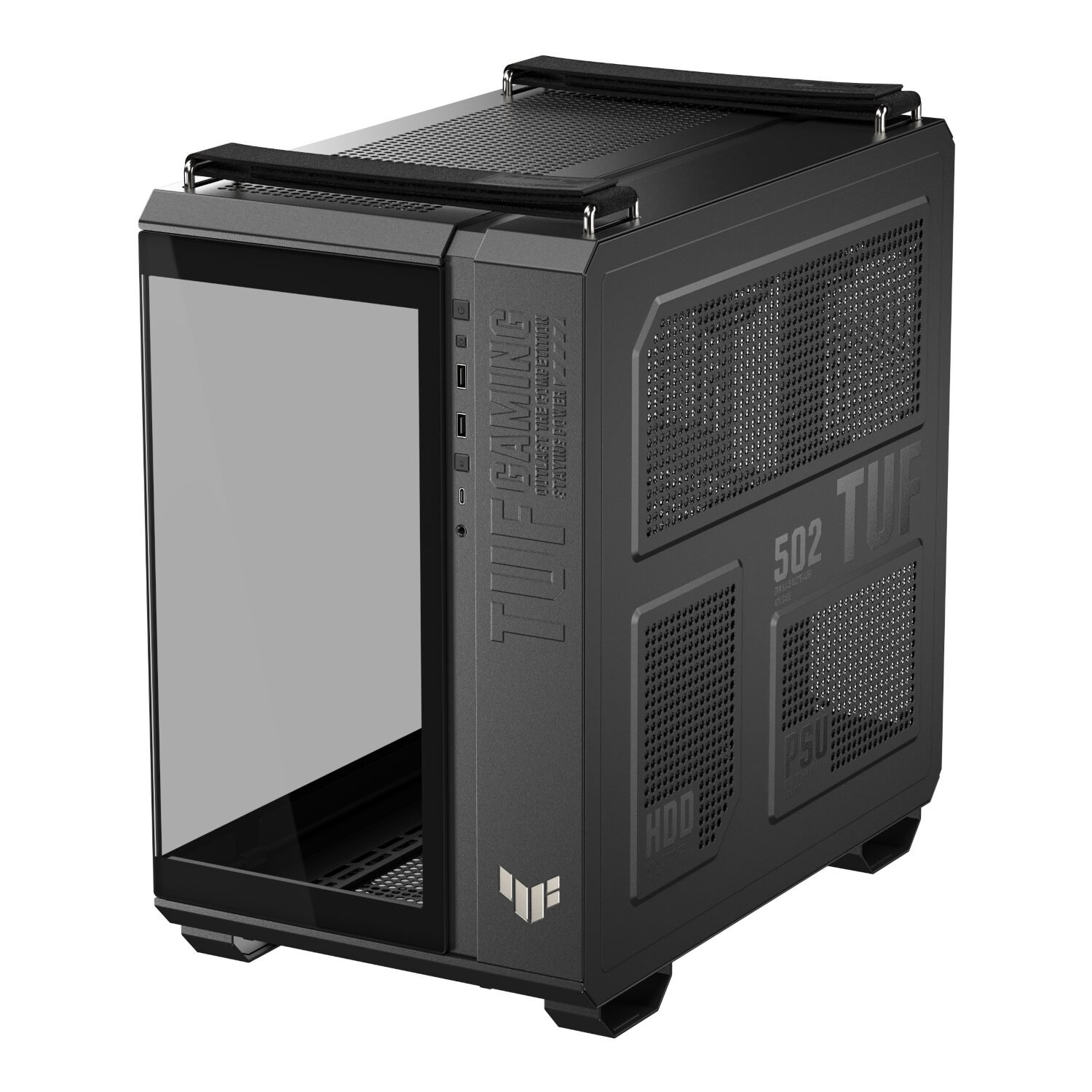 Asus TUF Gaming GT502 Horizon Mid Tower Chassis - Black - Image 2