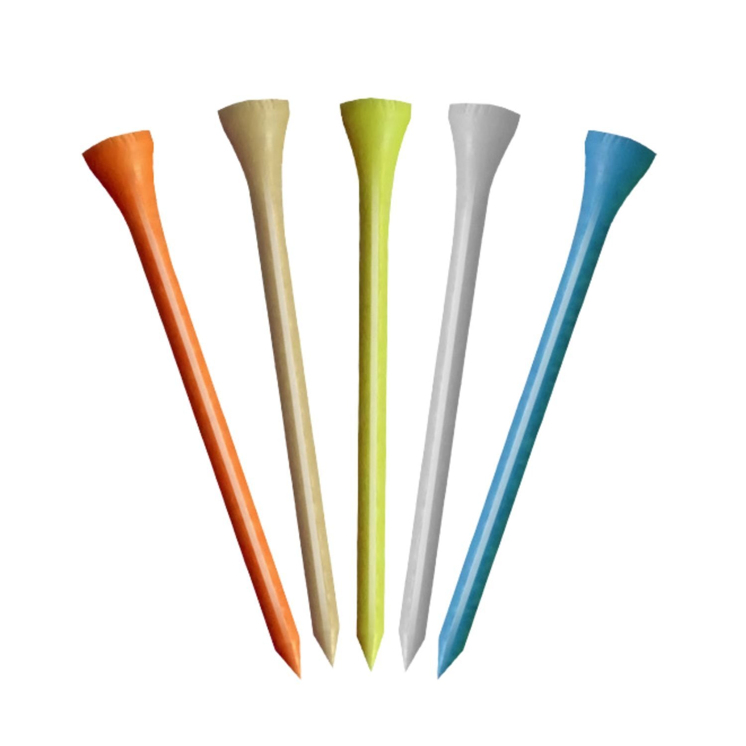 Golf Tees 30 Pack - Colorful Wooden Durable | PGM - Image 2
